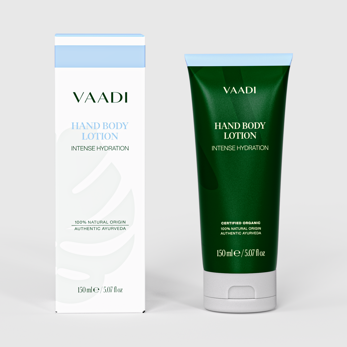 Vaadi Hand & Body Lotion - ny forpakning (tube laget av sukkerrør!) Samme unike innhold.