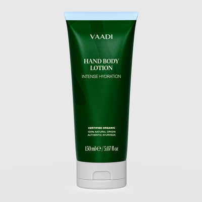 Vaadi Hand & Body Lotion - ny forpakning (tube laget av sukkerrør!) Samme unike innhold.
