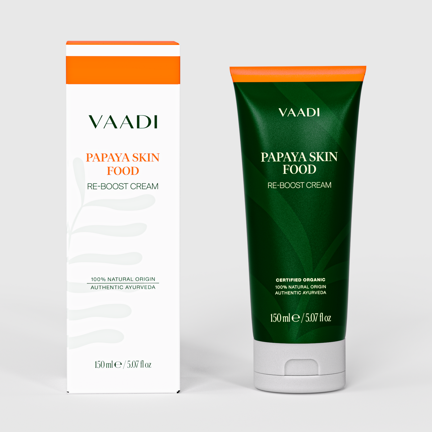 Vaadi Papaya Skin Food - ny forpakning (tube laget av sukkerrør!) Samme unike innhold.