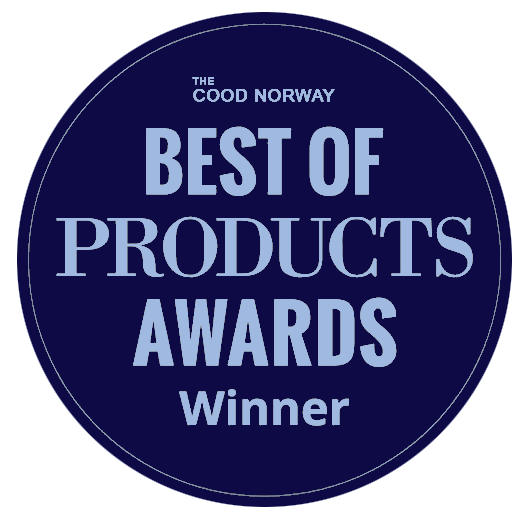 Vinnerprodukt 2022 kundekåring på The Cood Norway.