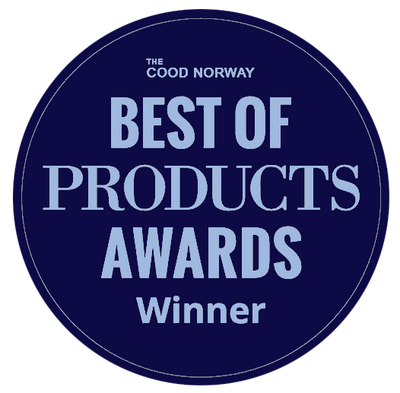 Vinnerprodukt 2022 kundekåring på The Cood Norway.